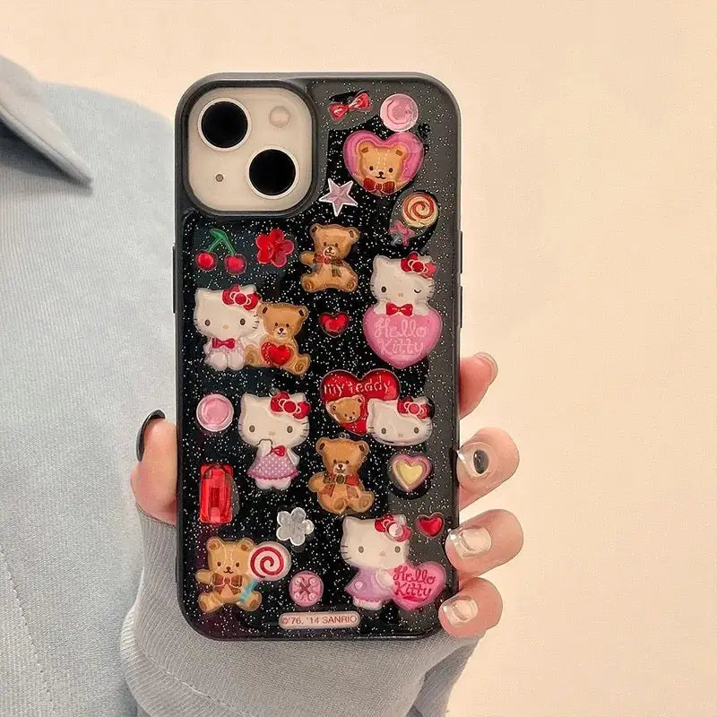 Hello Kitty Multicharm Phone CasesShow Off Your Love for Hello Kitty in StyleYour phone case isn't just a necessity—it's an accessory that lets you express yourself. With these Hello Kitty multicharmKitty Multicharm Phone Cases