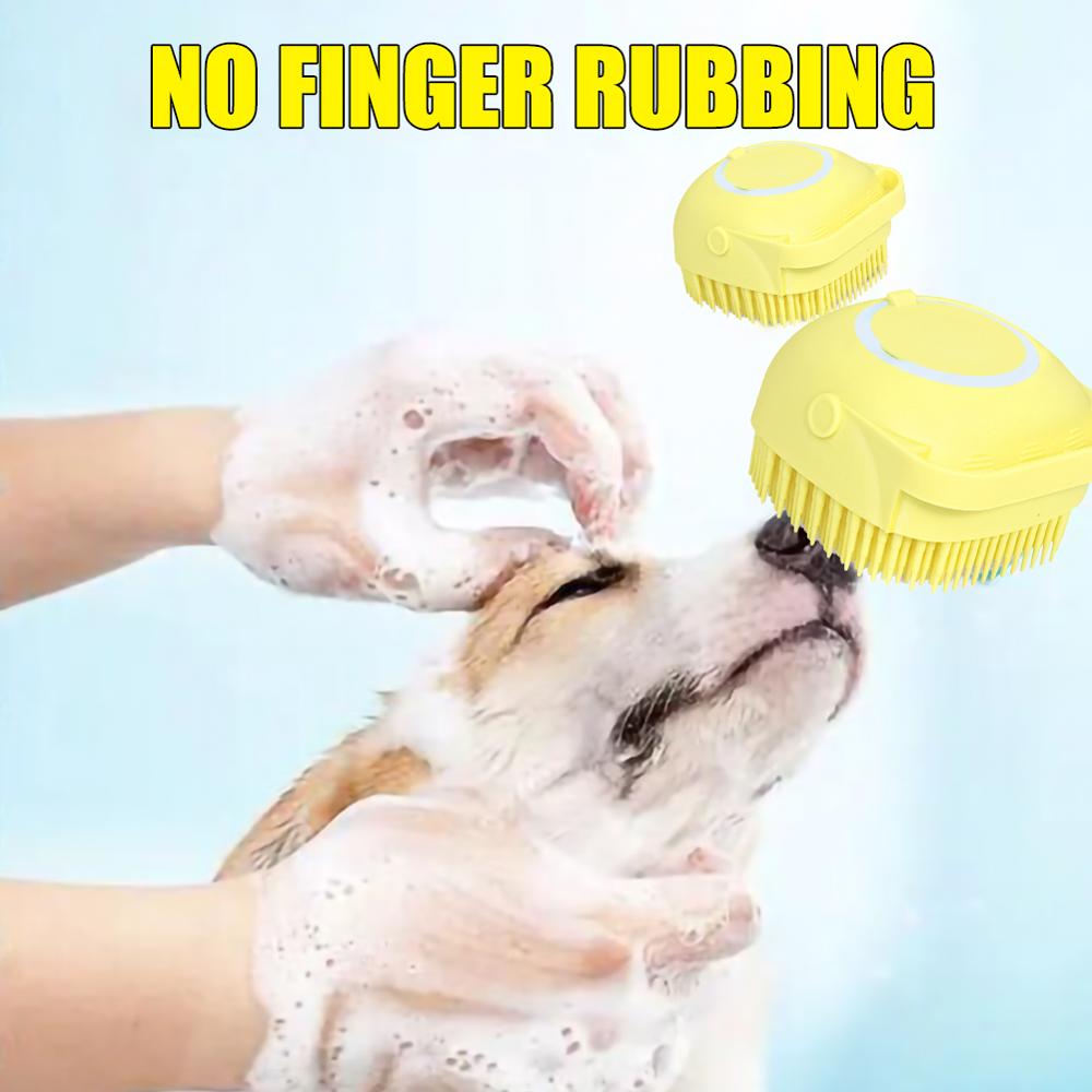 Cute Dog Bath BrushThe Cute Dog Bath Brush is engineered to provide your pet with a refreshing and invigorating bathing experience. Featuring a multifunctional comb, this brush doublesCute Dog Bath Brush