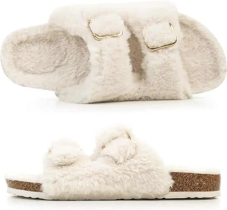 Adjustable Winter Fluffy SlidesStay Cozy and Stylish with Our Adjustable Winter Fluffy SlidesKeep your feet warm and comfortable all winter long with our adjustable winter fluffy slides. Designed Adjustable Winter Fluffy Slides