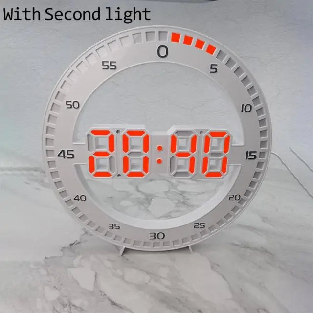 Digital Wall ClockUpgrade your timekeeping game with our LED Digital Wall Clock! Sleek, modern, and oh-so-convenient, this clock is the perfect addition to any home or office. With itDigital Wall Clock