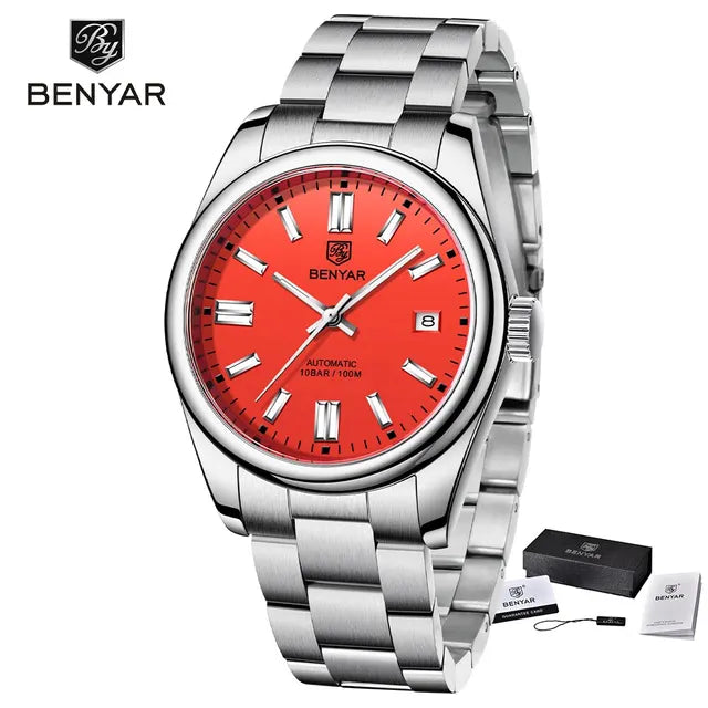 2023 Introducing the Benyar New Luxury Men'sElevate Your Wrist Game with the BNEYAR Automatic Self-Winding Watch Experience the perfect blend of style and functionality with our BNEYAR Automatic Self-Winding W2023 Introducing