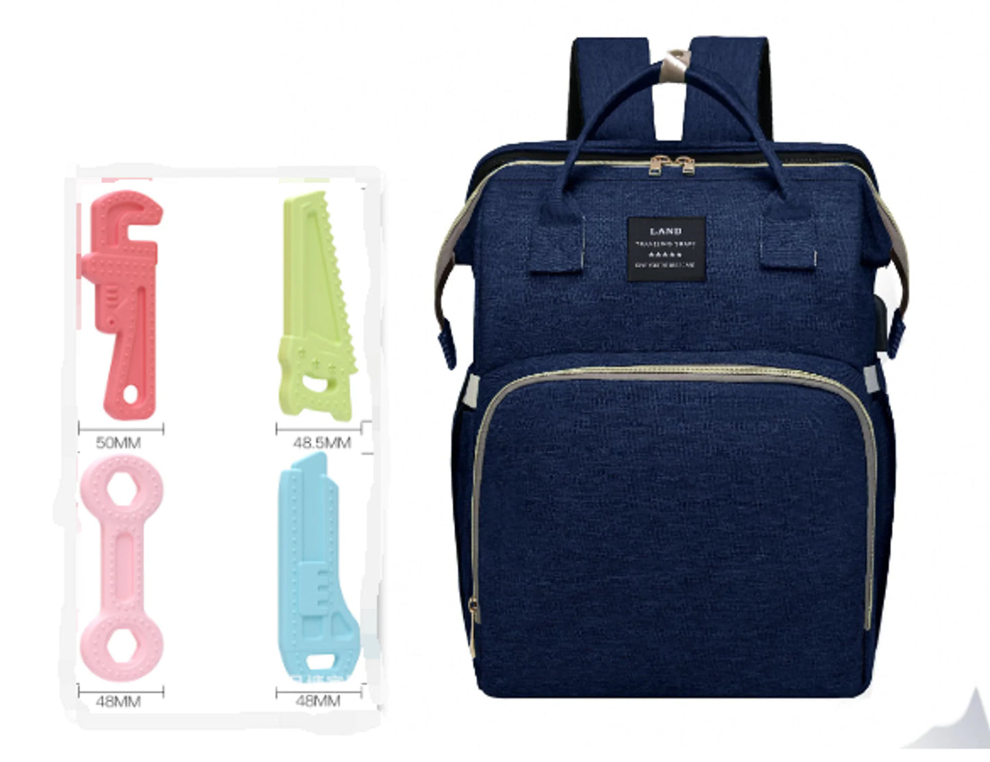 Baby Diaper BagIntroducing Our Ultimate Baby Diaper Bag – The Essential Companion for Modern Parents! Say goodbye to diaper-changing dilemmas and hello to stress-free outings with Baby Diaper Bag