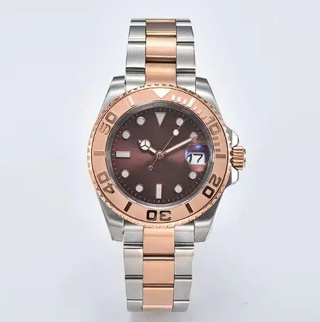 Men's Luxury Automatic Watch with Sapphire & Stainless SteelStainless steel case
41mm diameter, 13mm thickness
20mm band width
28.5mm dial diameter
Sapphire glass mirrorLuxury Automatic Watch