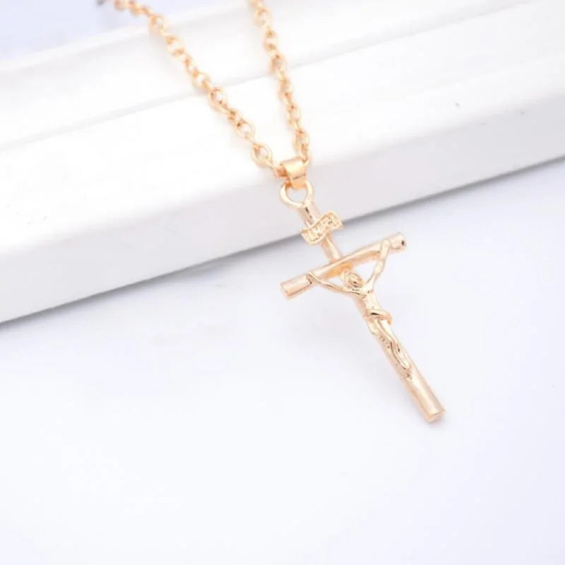 INRI Crucifix Jesus Pendant NecklaceEmbrace Faith and Elegance with the INRI Crucifix Jesus Pendant NecklaceCelebrate your devotion with our INRI Crucifix Jesus pendant necklace. Crafted with reverenceINRI Crucifix Jesus Pendant Necklace