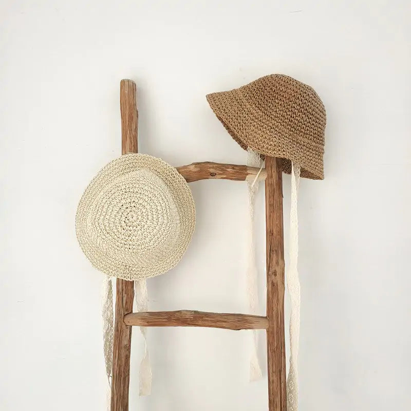 Fashion Baby HatDiscover the perfect blend of style and sun protection for your little one with our Fashion Lace Baby Hat!Chic and Sun-Safe: Made from high-quality straw and adornedFashion Baby Hat