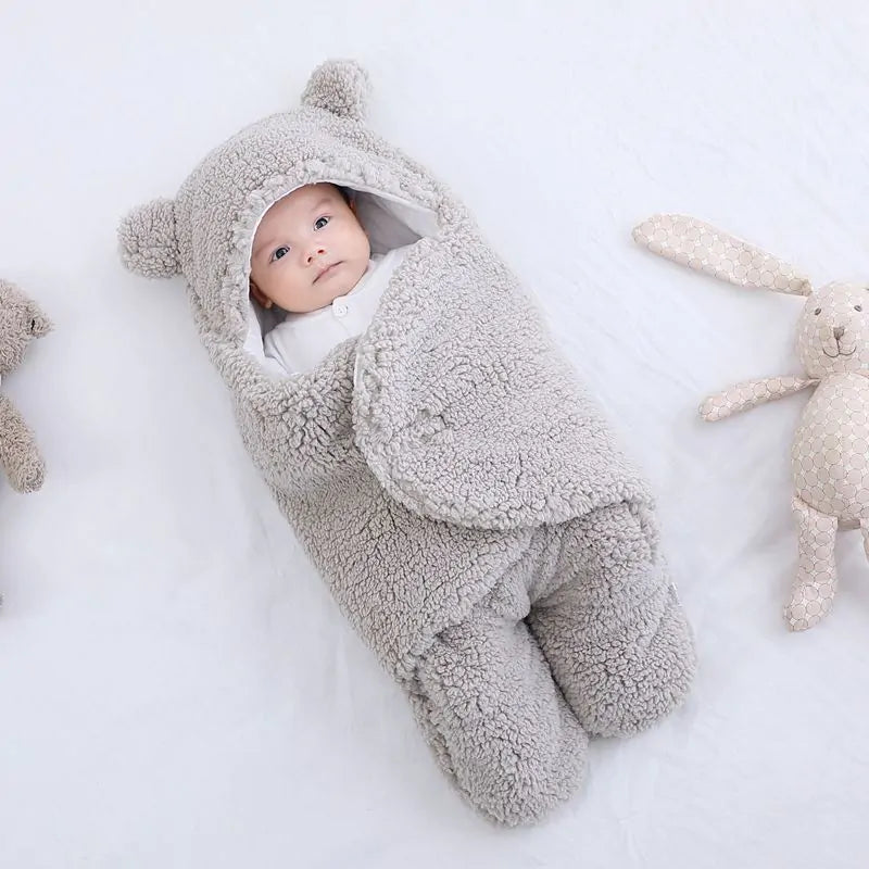 Baby Sleeping BagIntroducing our Baby Sleeping Bag – the ultimate cozy companion for your little one's winter slumbers! Crafted from plush Berber fleece and lined with pure cotton, tBaby Sleeping Bag
