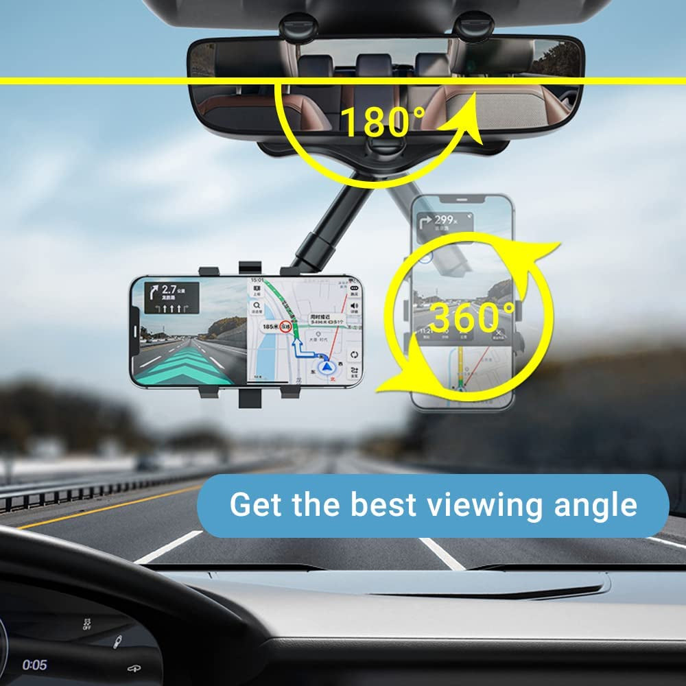360° Rotatable Smart Phone Car HolderLooking for a safe, convenient way to use your smartphone while driving? Look no further than the 360° Rotatable Smart Phone Car Holder!
This innovative car mount a360° Rotatable Smart Phone Car Holder