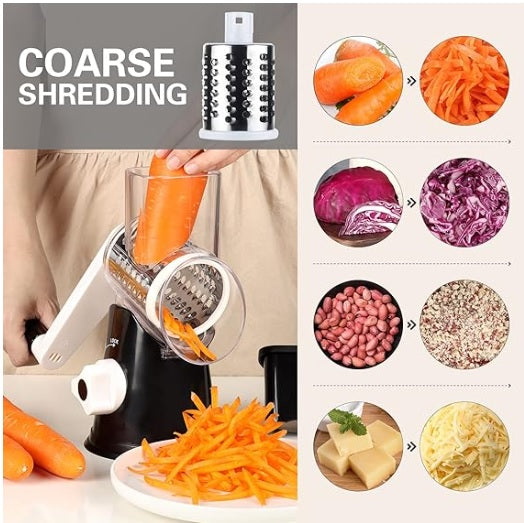 Kitchen Manual GraterIntroducing the Kitchen Manual Grater!
Elevate Your Kitchen Aesthetic: At the request of our valued customers, we've crafted this sleek black Rotary Cheese Grater.Kitchen Manual Grater