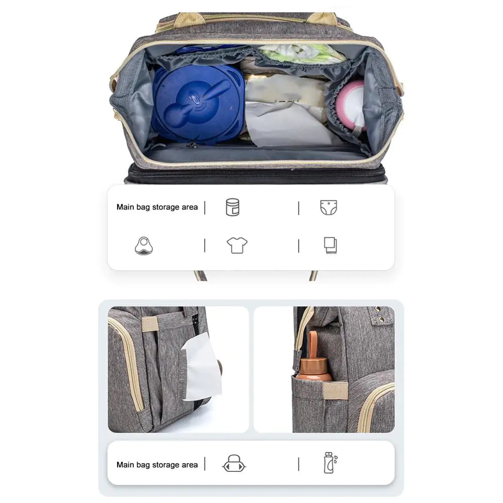 Baby BackpackVersatile Baby Backpack for On-the-Go ParentsDiscover the ultimate in convenience with our versatile baby backpack. Designed for active parents, it offers comfort anBaby Backpack