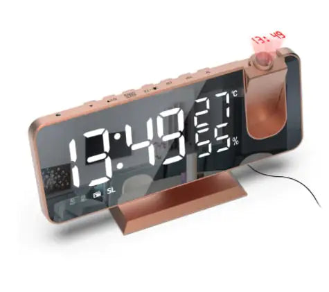 Led Digital Projection ClockIntroducing the Led Digital Projection Clock—an all-in-one solution to keep you organized, entertained, and on schedule!Stay Tuned: With its built-in Fm Radio, automLed Digital Projection Clock