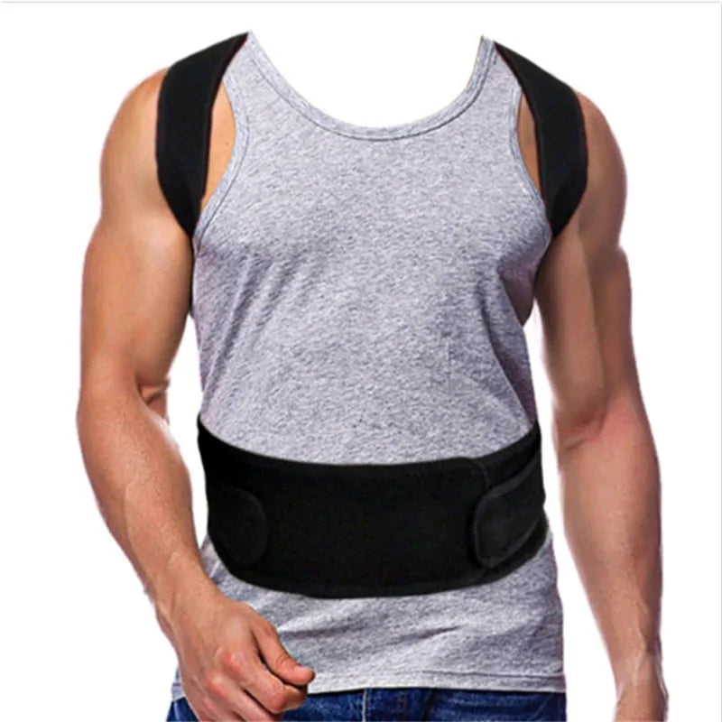 Adjustable Back Brace Posture CorrectorImprove Your Posture EffortlesslyCorrect your posture with our Adjustable Back Brace. Ideal for office workers, it gently pulls your shoulders back, promoting betterAdjustable Back Brace Posture Corrector