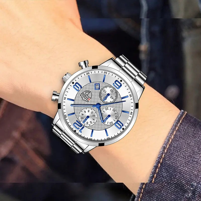 Luxury Men's Business WatchElevate Your Style with Timeless SophisticationStep up your style game with our Luxury Men's Business Watch. Designed for the modern professional, this watch combineLuxury Men'