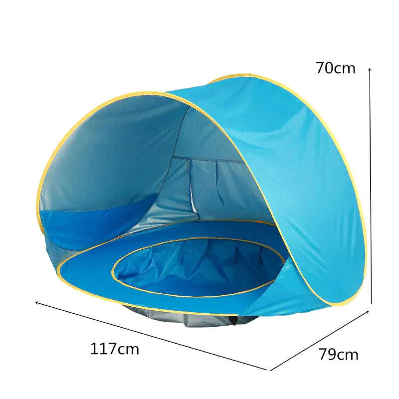 Baby Beach TentUltimate Sun Protection:Keep your little one safe from harmful UV rays with our Baby Beach Tent. Featuring UPF 50+ fabric, it provides superior sun protection, ensurBaby Beach Tent