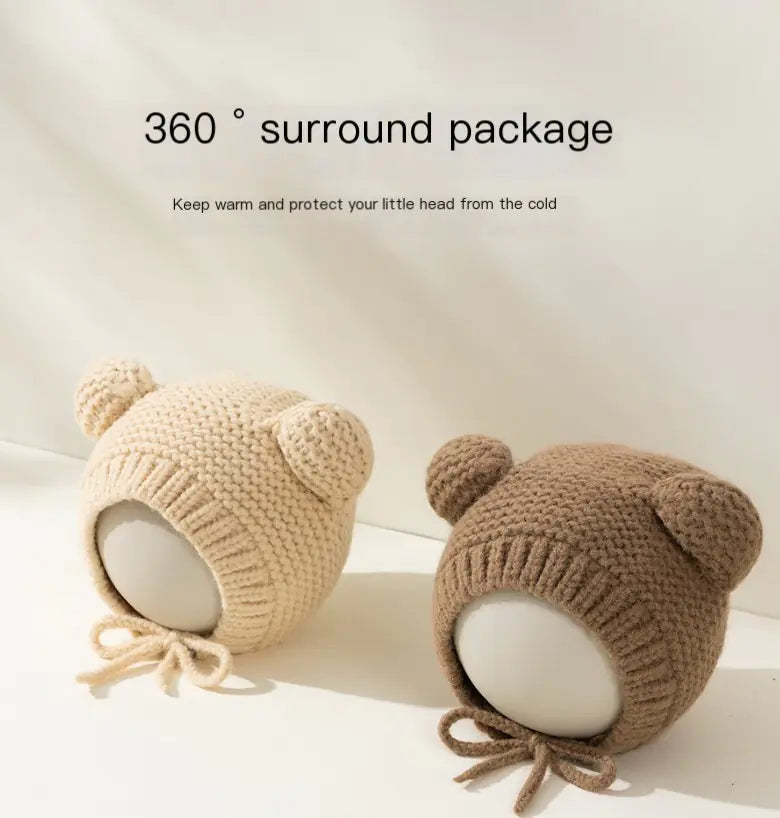 Baby hat Autumn and winter baby woolen hatwinter baby woolen hat