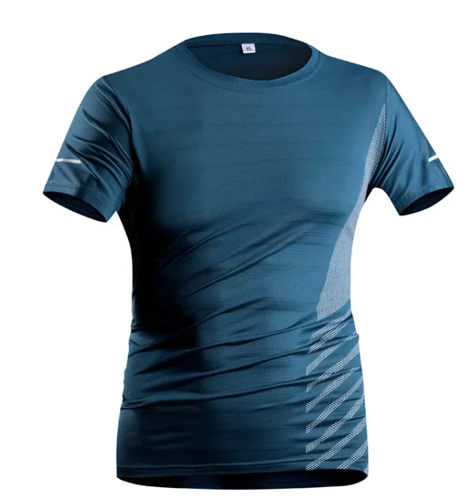 Men's Ice Silk Quick-Dry Tee – Breathable & Trendy ActivewearStay cool and comfortable with our Men's Ice Silk Quick-Dry Tee, designed for active lifestyles. Made from high-quality polyester fiber, this solid-color pullover isMen'