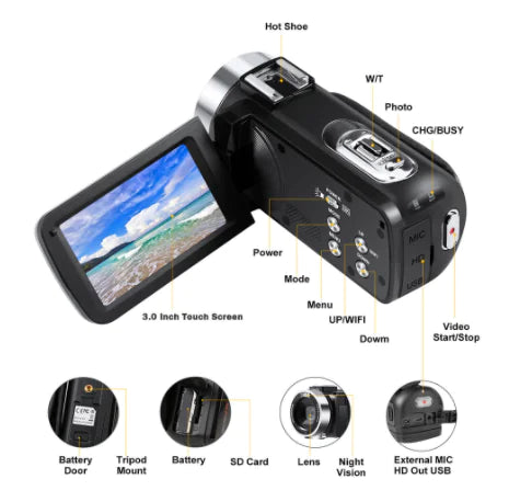 HD Digital CameraIntroducing the HD Digital Camera! Say hello to your new photography companion, meticulously crafted to capture life's most precious moments with professional-grade HD Digital Camera
