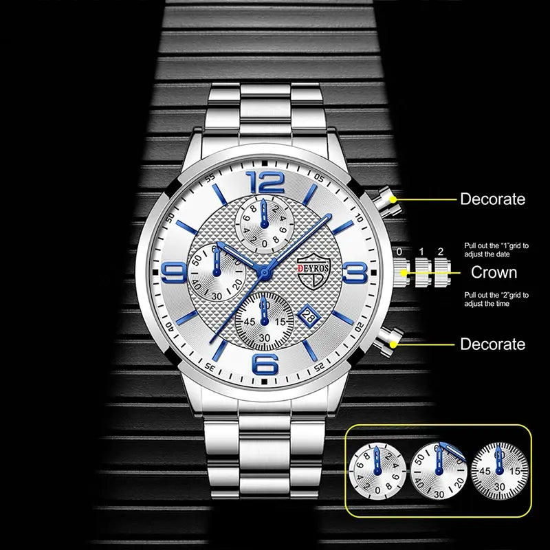Luxury Men's Business WatchElevate Your Style with Timeless SophisticationStep up your style game with our Luxury Men's Business Watch. Designed for the modern professional, this watch combineLuxury Men'