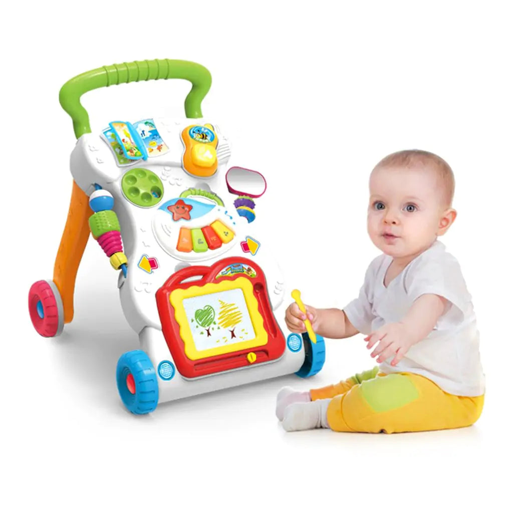 Baby Walker TrolleySupport Your Baby’s First Steps with ConfidenceWatch your little one take their first steps with our Baby Walker Trolley. Designed for stability and safety, this troBaby Walker Trolley