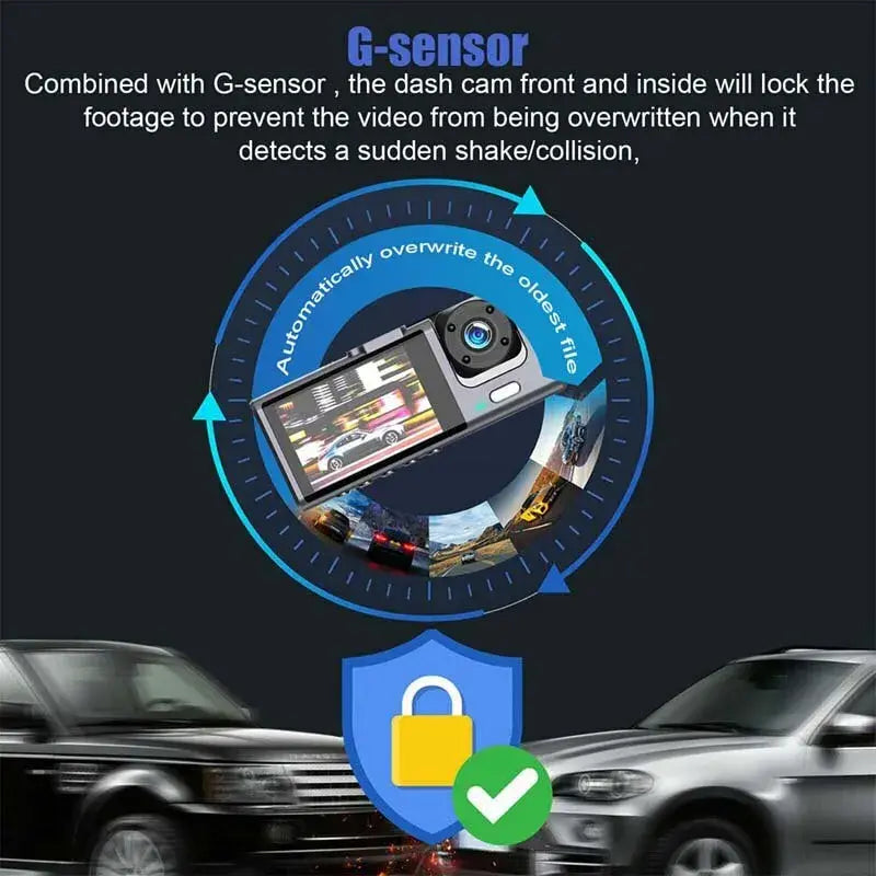 Dash Cam With Night VisionCapture Every Moment Clearly With this dash cam’s IR night vision and 1080P resolution, you can record every detail of your drive, even in low-light conditions. EnsuDash Cam