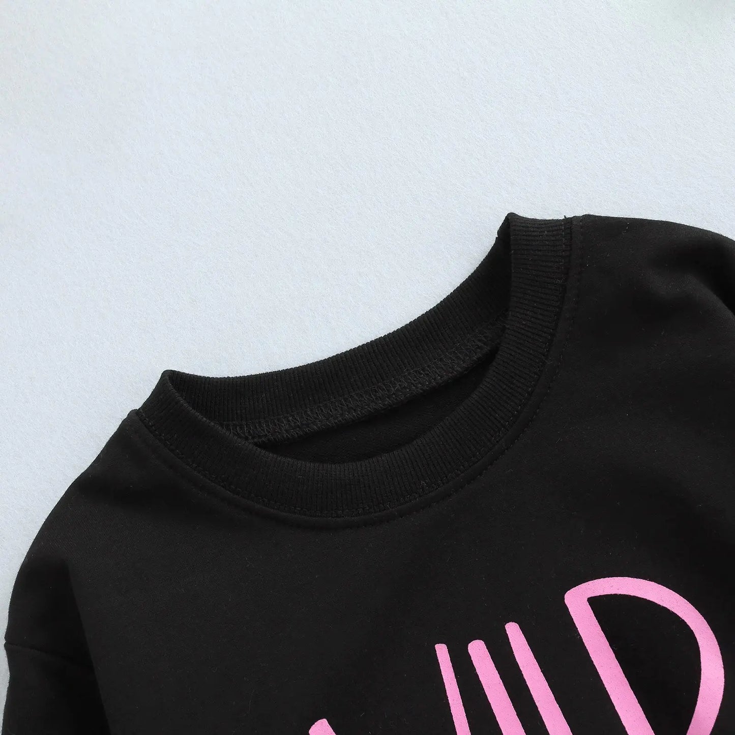 Baby Sweatshirt TopsIntroducing our latest must-have for little ones: the Baby Sweatshirt Tops with "WILD LIKE MY CURLS" Letter Print! This adorable round neck spring attire for ages 1-Baby Sweatshirt Tops