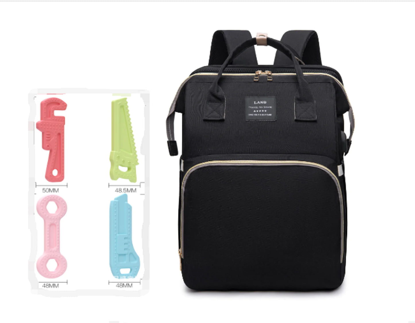 Baby Diaper BagIntroducing Our Ultimate Baby Diaper Bag – The Essential Companion for Modern Parents! Say goodbye to diaper-changing dilemmas and hello to stress-free outings with Baby Diaper Bag