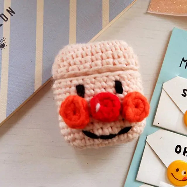 Knitted Cartoon Airpod CasesEmbrace Whimsical Charm with Knitted Cartoon AirPod CasesStep into a world of playful elegance with our Knitted Cartoon AirPod Cases, meticulously crafted to add a tKnitted Cartoon Airpod Cases