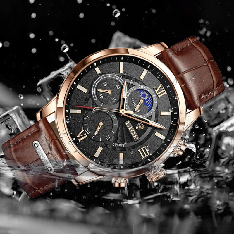 Leather Men Quartz Luxury WatchesIndulge in Timeless Luxury with Leather Men Quartz Watches!Experience the pinnacle of refinement and sophistication with our collection of leather men quartz luxury Leather Men Quartz Luxury Watches