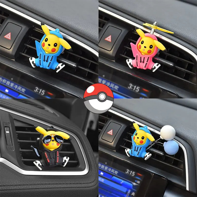 Pokemon Pikachu Car Aromatherapy Clip Cute Anime Doll CarIntroducing the adorable **Pokemon Pikachu Car Aromatherapy Clip** – the perfect fusion of cuteness and functionality for any Pokemon enthusiast and car lover!CraftePokemon Pikachu Car Aromatherapy Clip Cute Anime Doll Car
