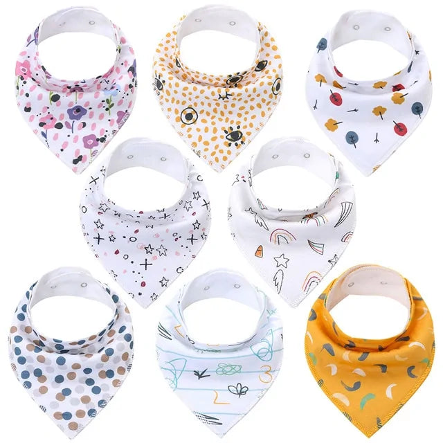 Soft Baby BibsIntroducing our Soft Baby Bibs - the ultimate blend of comfort, functionality, and style for your little bundle of joy!Crafted with care from 100% organic cotton, ouSoft Baby Bibs