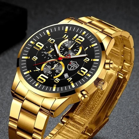 Fashion Mens Sports Watches for Men LuxuryIntroducing our latest timepiece innovation: the NightGlow Stainless Steel Watch. Engineered with precision and style in mind, this watch seamlessly blends functionaFashion Mens Sports Watches