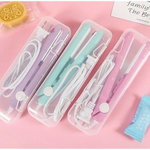 Ceramic Mini Hair StraightenerTransform your hair into sleek, shiny perfection in mere minutes with the Mini Ceramic Hair Curler and Straightener. This portable hair styling tool is designed to gCeramic Mini Hair Straightener