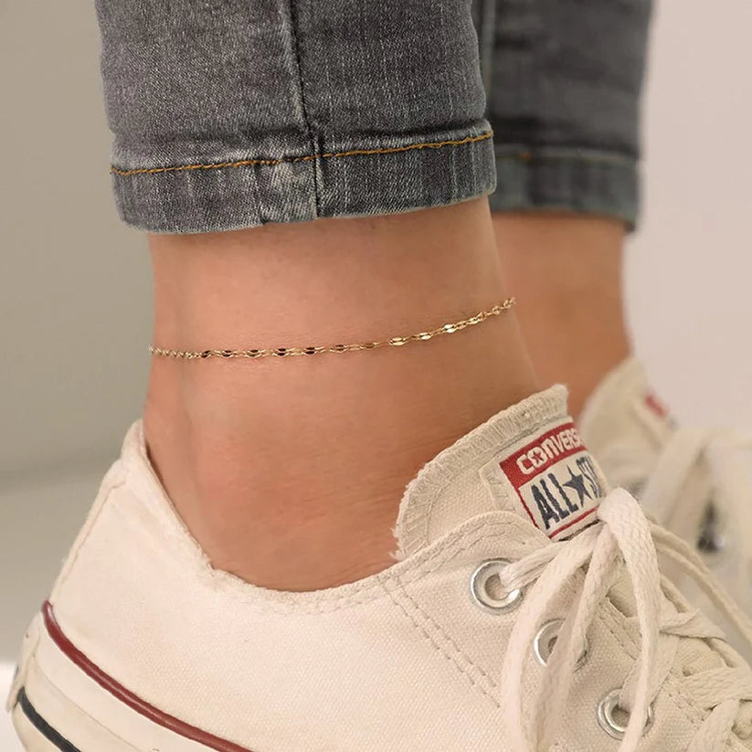Leg Minimalist AnkletsEnhance Your Ankles with EleganceAdorn your ankles with our minimalist anklets, designed to complement your style effortlessly. Crafted with delicate materials, theyLeg Minimalist Anklets