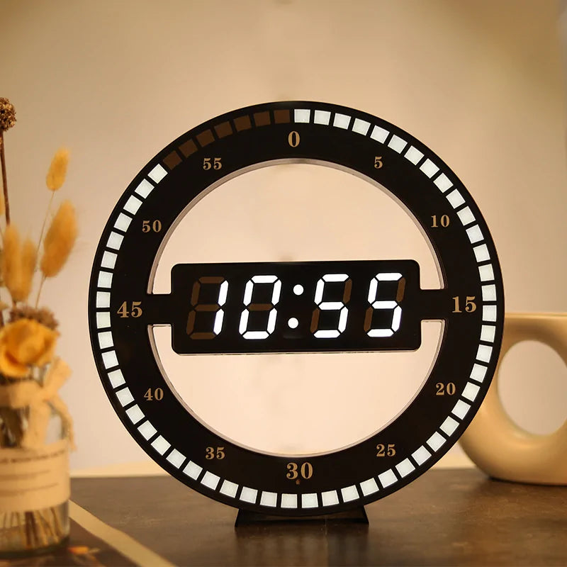 Digital Wall ClockUpgrade your timekeeping game with our LED Digital Wall Clock! Sleek, modern, and oh-so-convenient, this clock is the perfect addition to any home or office. With itDigital Wall Clock