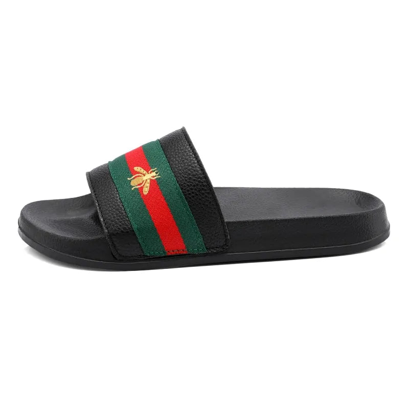 Men's Summer Slides SlippersIntroducing our Men's Summer Slides Slippers, the ultimate blend of style, comfort, and durability for your leisure moments!Crafted with high-quality PU upper materiSummer Slides Slippers