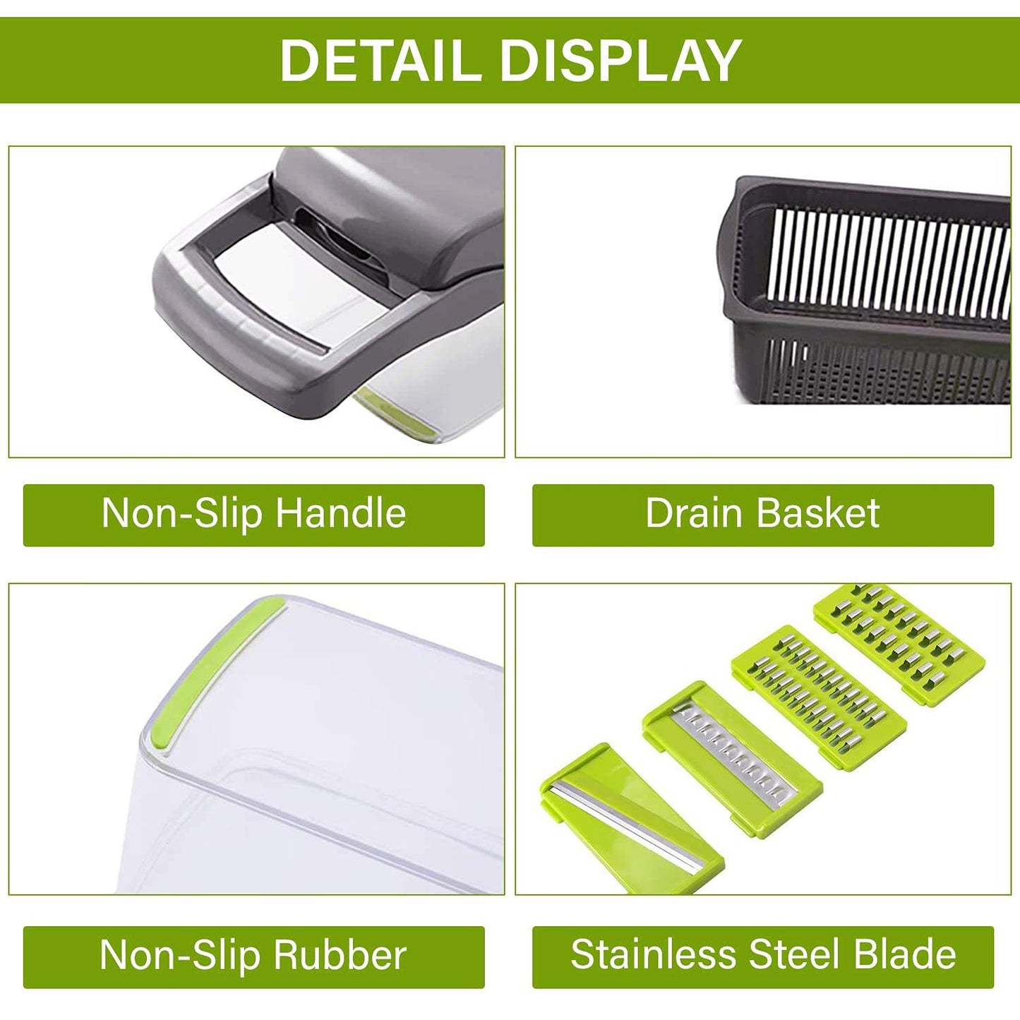 Vegetable Chopper KitchenRevolutionize your kitchen experience with our versatile Vegetable Chopper Slicer, a true multitasking marvel. This 10-piece set equips you with the essential tools Vegetable Chopper Kitchen
