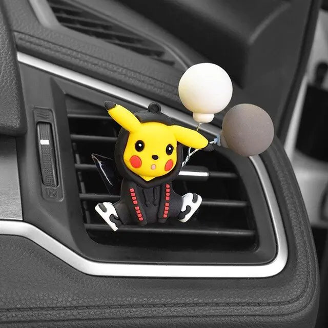 Pokemon Pikachu Car Aromatherapy Clip Cute Anime Doll CarIntroducing the adorable **Pokemon Pikachu Car Aromatherapy Clip** – the perfect fusion of cuteness and functionality for any Pokemon enthusiast and car lover!CraftePokemon Pikachu Car Aromatherapy Clip Cute Anime Doll Car