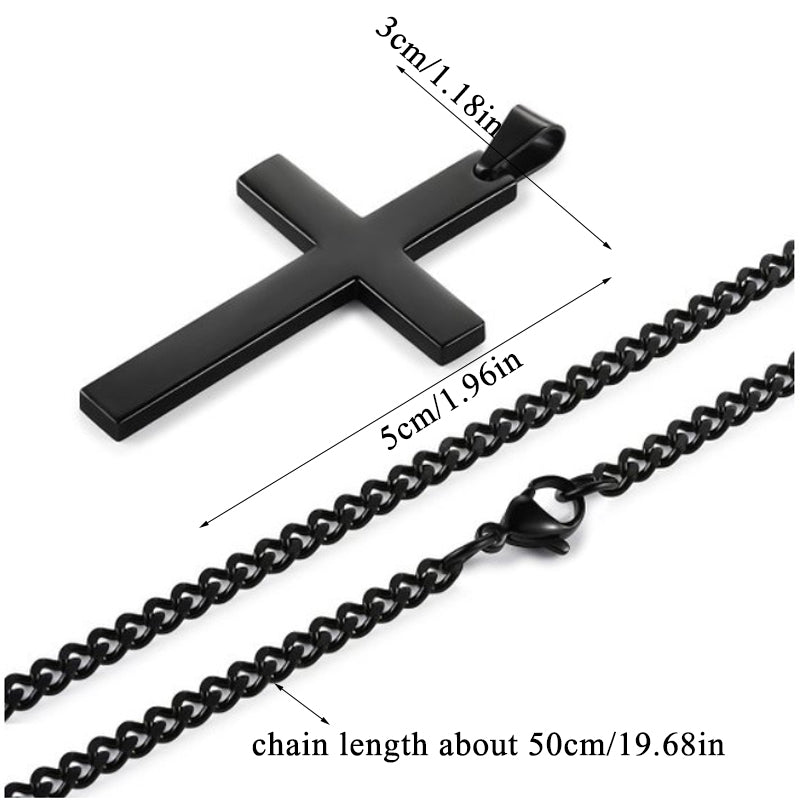 Cross NecklaceIntroducing our stunning collection of cross necklaces! Each piece in this line is expertly crafted from the finest titanium, stainless steel, and other high-qualityCross Necklace