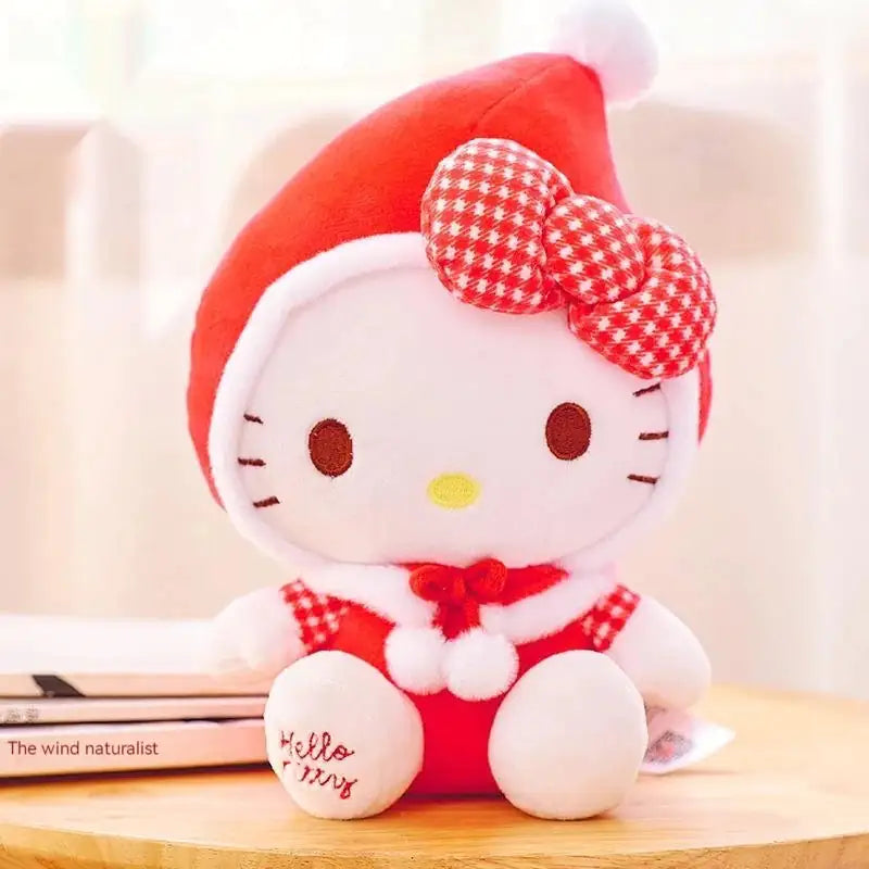 Hello Kitty Christmas Santa Reindeer PlushiesBring Holiday Cheer with Hello Kitty PlushiesCelebrate the season with the adorable Hello Kitty Christmas Santa Reindeer Plushies. These festive plushies are perfectKitty Christmas Santa Reindeer Plushies
