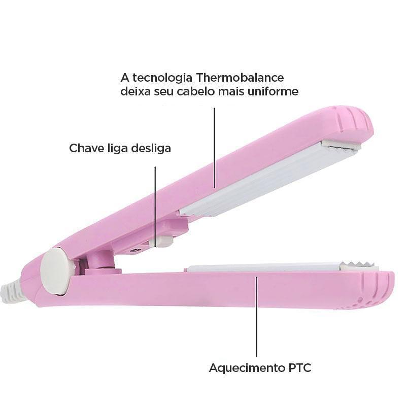 Ceramic Mini Hair StraightenerTransform your hair into sleek, shiny perfection in mere minutes with the Mini Ceramic Hair Curler and Straightener. This portable hair styling tool is designed to gCeramic Mini Hair Straightener