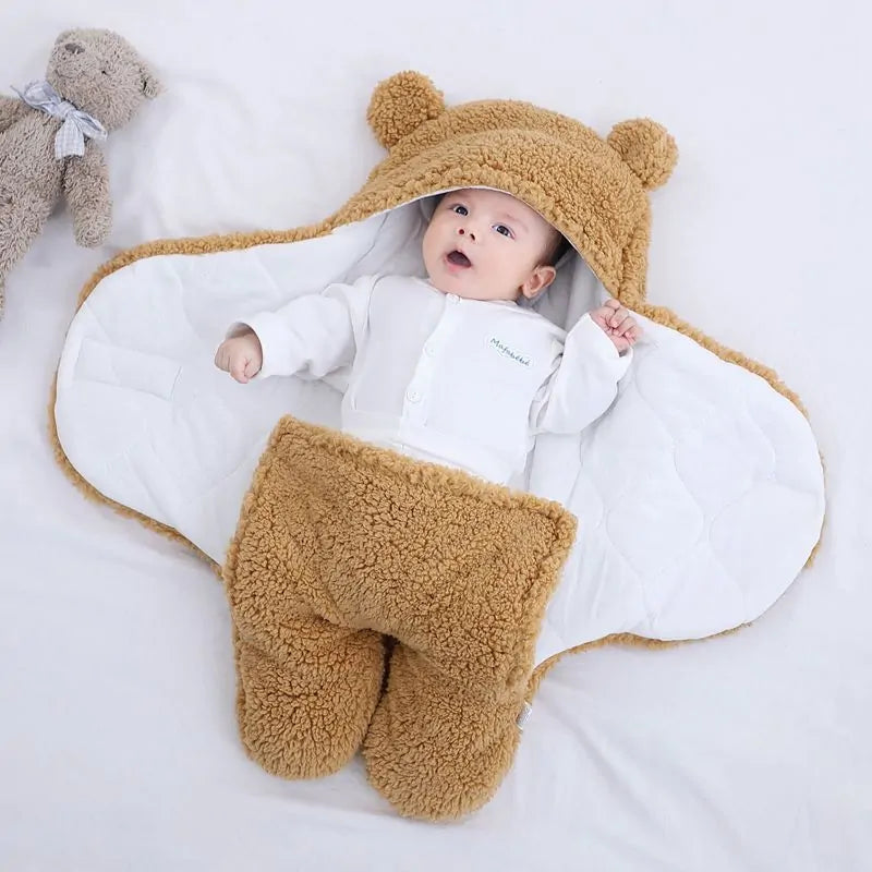 Baby Sleeping BagIntroducing our Baby Sleeping Bag – the ultimate cozy companion for your little one's winter slumbers! Crafted from plush Berber fleece and lined with pure cotton, tBaby Sleeping Bag
