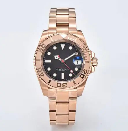 Men's Luxury Automatic Watch with Sapphire & Stainless SteelStainless steel case
41mm diameter, 13mm thickness
20mm band width
28.5mm dial diameter
Sapphire glass mirrorLuxury Automatic Watch
