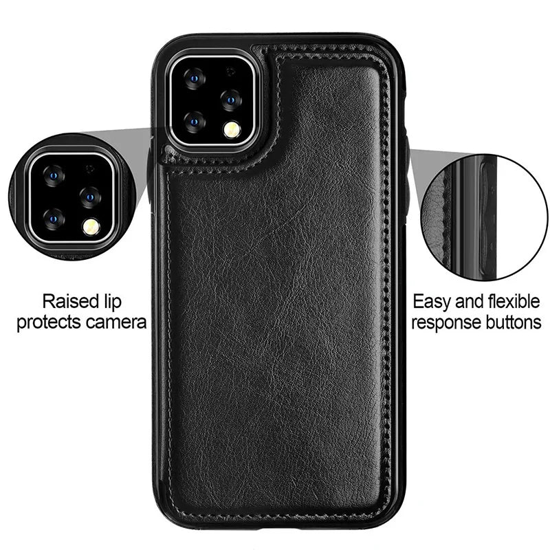 Wallet Phone Cases for IPhone 11 Pro Max 6S 6 7 8 Plus XS Max XR Case Protect Your iPhone in StyleElevate your phone protection with our Wallet Phone Case. Crafted from premium leather, it ensures durability and a classic look for yourXS Max XR Case Cover Retro Flip Leather Phone Case