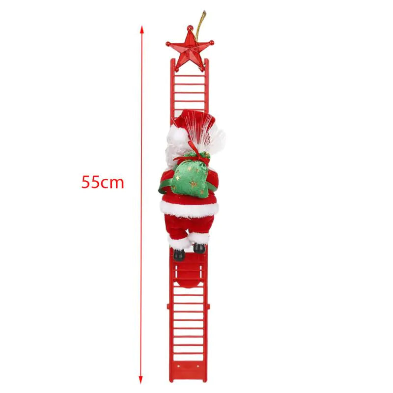 Electric Climbing Santa DollBring Joy to Your Home with Electric Climbing Santa Doll Experience the delight of Santa Claus climbing your Christmas tree with our charming electric climbing SantaElectric Climbing Santa Doll