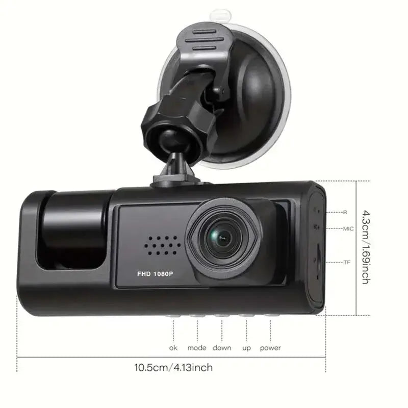Dash Cam With Night VisionCapture Every Moment Clearly With this dash cam’s IR night vision and 1080P resolution, you can record every detail of your drive, even in low-light conditions. EnsuDash Cam
