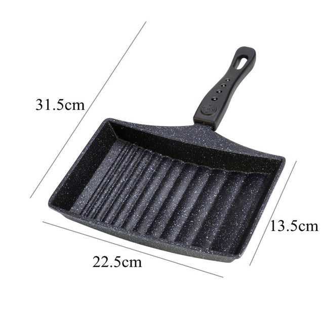 Non-Stick Wave Bottom SaucepanIntroducing the Non-Stick Wave Bottom Tamagoyaki Omelette Saucepan, a versatile frying pan designed specifically for creating delicious and perfectly rolled Japanese-Stick Wave Bottom Saucepan