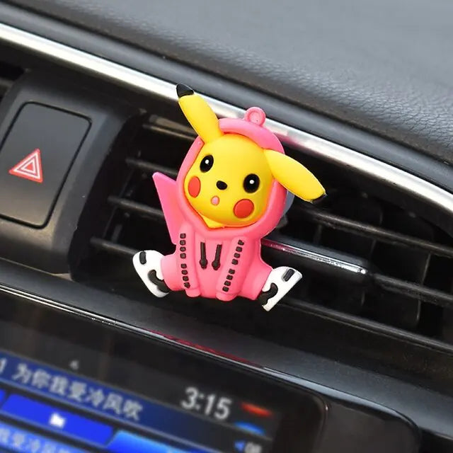 Pokemon Pikachu Car Aromatherapy Clip Cute Anime Doll CarIntroducing the adorable **Pokemon Pikachu Car Aromatherapy Clip** – the perfect fusion of cuteness and functionality for any Pokemon enthusiast and car lover!CraftePokemon Pikachu Car Aromatherapy Clip Cute Anime Doll Car