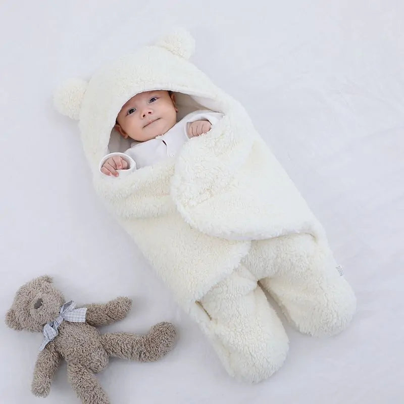 Baby Sleeping BagIntroducing our Baby Sleeping Bag – the ultimate cozy companion for your little one's winter slumbers! Crafted from plush Berber fleece and lined with pure cotton, tBaby Sleeping Bag