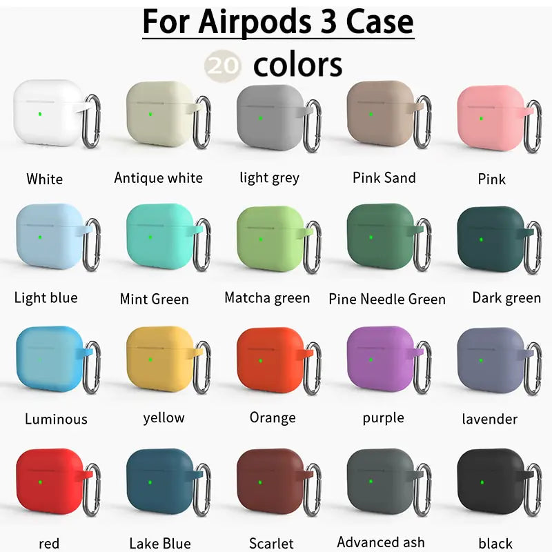 Airpods 3 Earphone CasesProtect Your AirPods 3 in Style with Our Silicone Earphone Case! Looking for a stylish and protective case for your AirPods 3? Look no further! Our Silicone EarphoneAirpods 3 Earphone Cases
