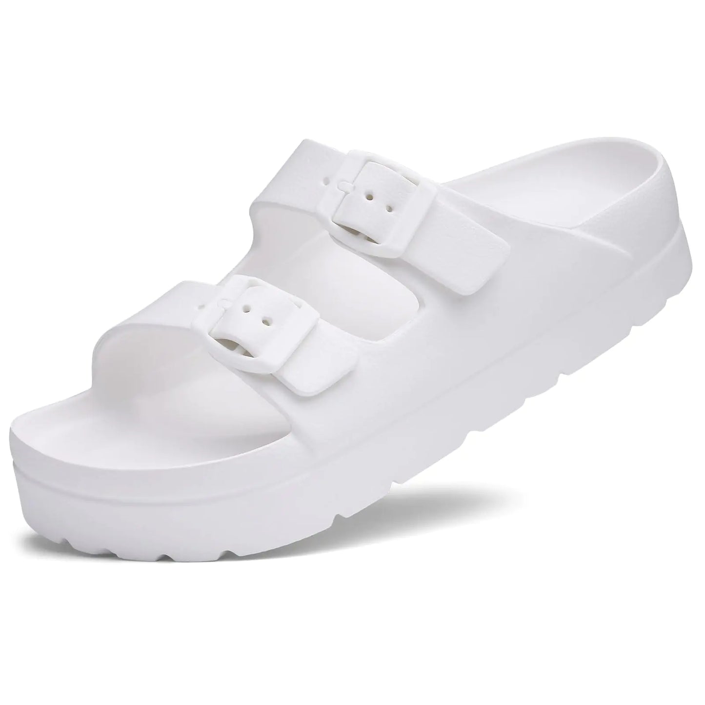 Women's Platform Sandals with Arch Support, Chunky Lightweight Foam SlWomen's Platform Sandals with Arch Support, Chunky Lightweight Foam Slip on Slides, Comfortable Summer Beach Sandals with Adjustable Buckle
Product DetailArch Support, Chunky Lightweight Foam Slip