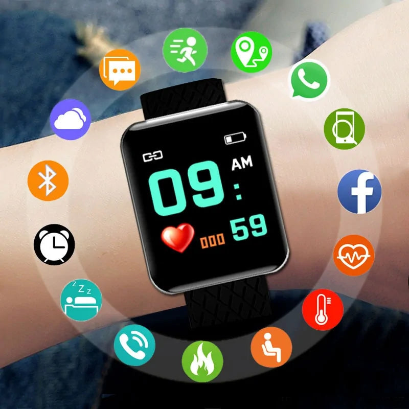 Digital Smart WatchElevate your fitness game with our cutting-edge Digital Smart Watch! Whether you're a seasoned athlete or just starting your fitness journey, this sleek wristwatch iDigital Smart Watch